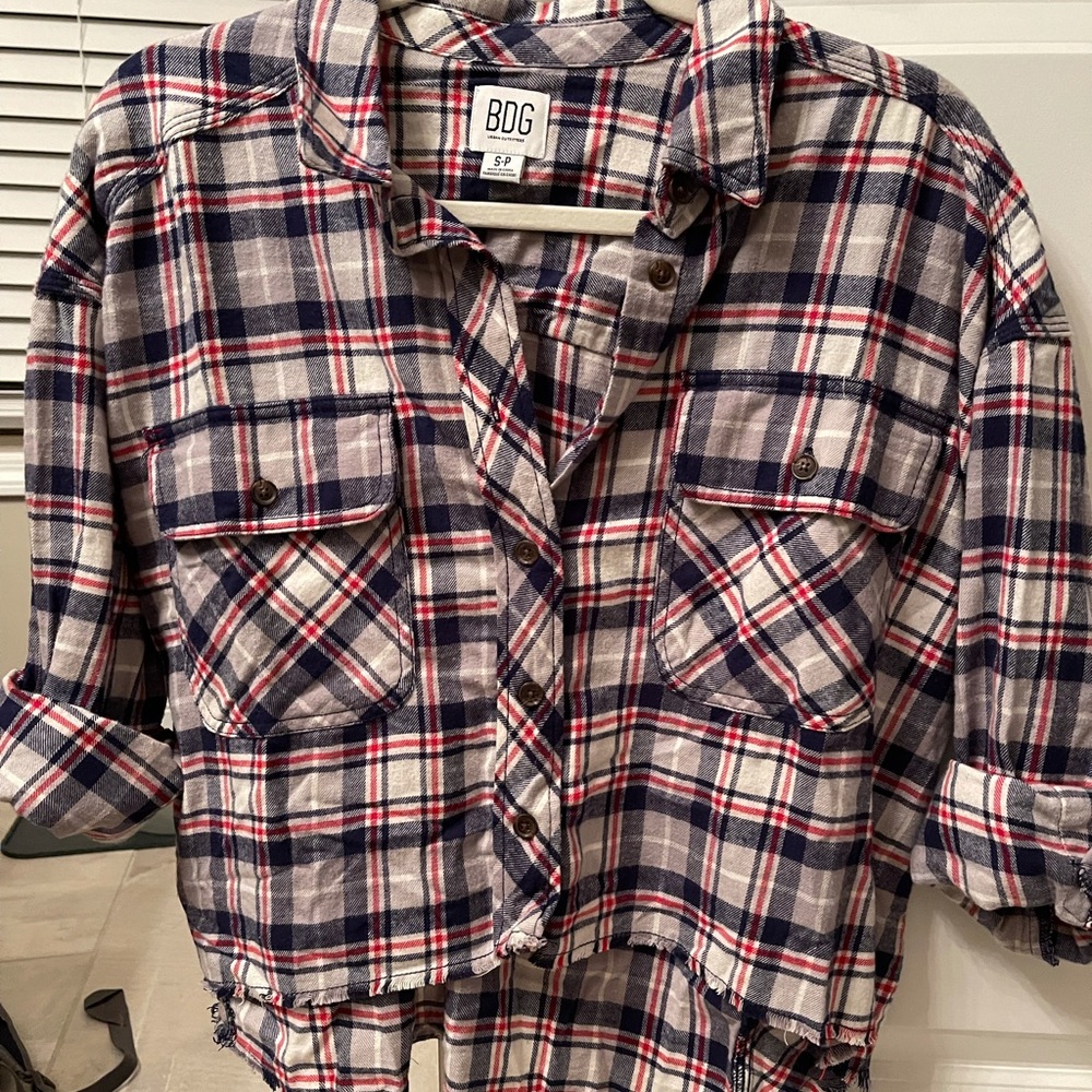 BDG cropped Flannel